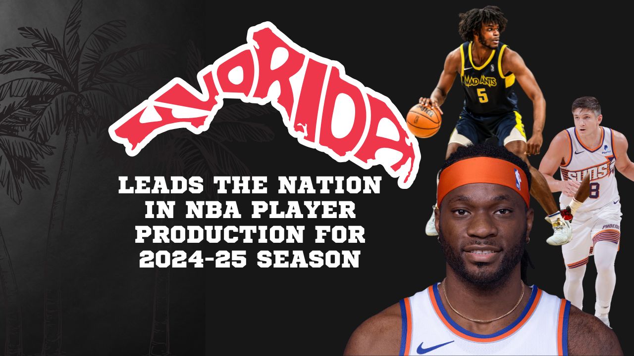 Florida Leads the Nation in NBA Player Production for 2024-25 Season