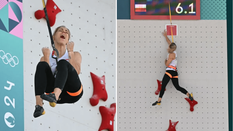 Aleksandra Miroslaw's Golden Run in Olympic Speed Climbing