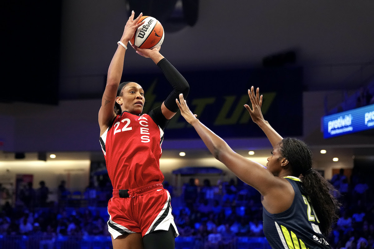 Aja Wilson Scoring Boom