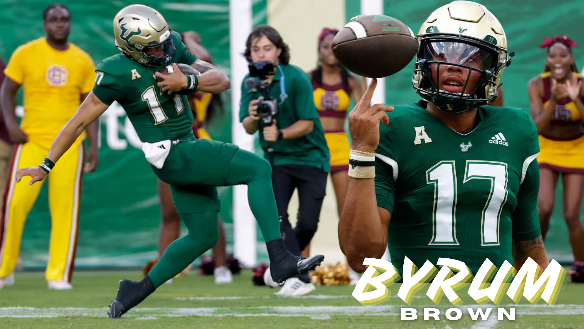 Byrum Brown Electrifies in USF’s Season-Opening Victory