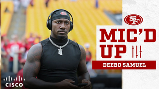 Mic'd Up: Deebo Samuel Goes to Work in the Steel City | San Francisco 49ers