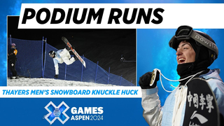 Thayers Men’s Snowboard Knuckle Huck: Top 3 Runs | X Games Aspen 2024