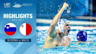 Slovenia vs. Malta Highlights | Classifications | European Water Polo Championships 2024