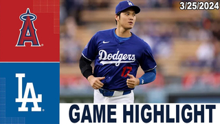 Angels vs Dodgers Game Highlights (3/25/2024) | MLB Highlights