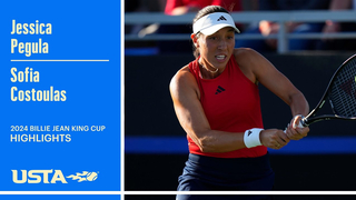 Jessica Pegula vs. Sofia Costoulas | 2024 Billie Jean King Cup Qualifiers