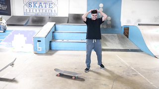 Landing his FIRST Kickflip after 26 years!?