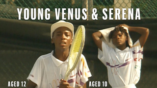 Unseen Footage! | 11 and 10-year-old Venus & Serena Williams Training