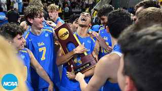 Final point, celebration from UCLA's second-straight NCAA men's volleyball title