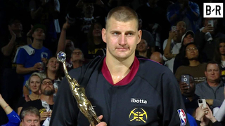 Nikola Jokić Receives the 2023-24 NBA MVP Trophy ????