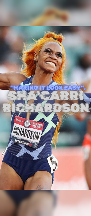 Sha'Carri Richardson making it look easy