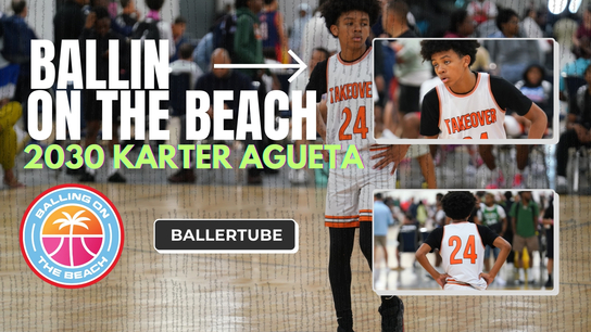 Rising Star: Karter Agueta Shines at 2024 Ballin' on the Beach Tournament