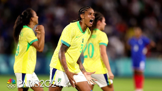 Brazil stuns host France in women's soccer quarterfinal win | Paris Olympics | NBC Sports