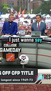 That’s life Coach Saban @College GameDay @Texas A&M Football #nicksaban #coachsaban #alabama #rolltide #bama #crimsontide #collegefootball #texasaggies #notredame #texasamfootball #notredamefootball #football #ncaa #ncaafootball #sports #sportstok #saban