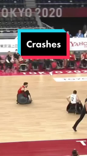 Collision #Paralympics #WheelchairRugby