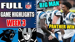 Las Vegas Raiders vs Carolina Panthers FULL GAME [Week 3] | NFL Highlights 2024