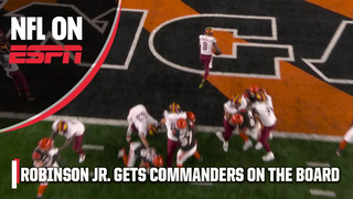 Brian Robinson Jr. gets the Commanders on the Board vs the Bengals