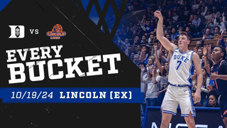 Duke 107, Lincoln 56 (EX) | Every Bucket (10-19-24)