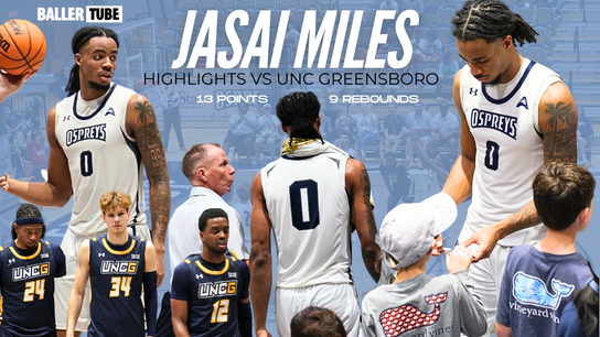 Jasai Miles Shines with 13 Points and 9 Rebounds Against UNC Greensboro