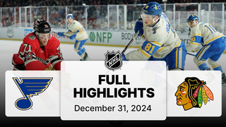 NHL Highlights | Winter Classic | Blues vs. Blackhawks - December 31, 2024