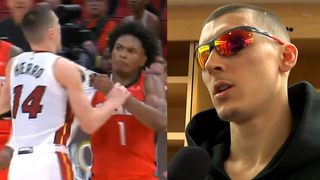 Tyler Herro speaks on his FIGHT with Amen Thompson that got 6 ejected