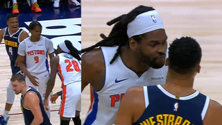 Isaiah Stewart gets in Russell Westbrook's face after Russ called him "dumba*s" ????