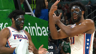 Joel Embiid FINED $75,000 for 'up yours' celly to Celtics crowd and DX Chop ????