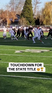 UNREAL (via nwballers/IG) #football #statechamps #playoffs #touchdown #interception #strip #unreal #wow #highlights #highschoolfootball #athlete