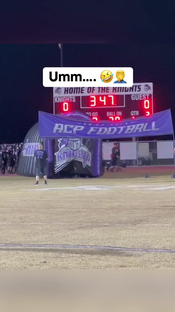 That’s now how it’s supposed to work ‍ (via ZachAlvira/X) #football #pregame #introduction #athlete #highschoolfootball #stuck #funny