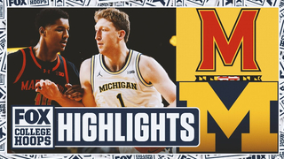 No. 13 Maryland Terrapins vs. No.17 Michigan Wolverines Highlights | FOX College Hoops