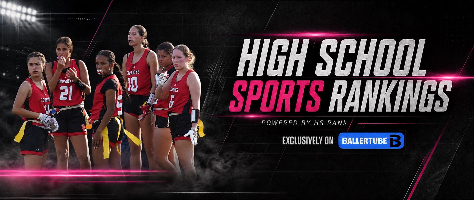 High School Sports Rankings — powered by HS Rank, exclusively on BallerTube